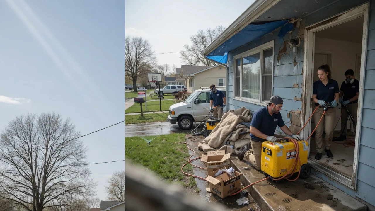 Basement Flood Cleanup in Mcconnelsville, OH near me